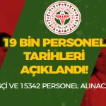 Sağlık Bakanlığı 3.658 İşçi ve 15.342 Sözleşmeli Personel Alacak!