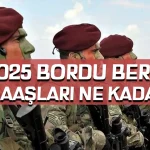 2025 Bordo Bereli Maaşları Ne Kadar Oldu? Güncel Özel Kuvvetler Subay ve Astsubay Maaşları
