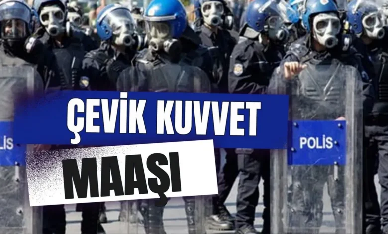 2025 Güncel Çevik Kuvvet Polisi Maaşları Ne Kadar Oldu?