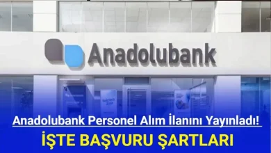 Anadolubank Mayıs 2025 Personel Alımı Başladı!