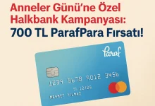 Anneler Günü’ne Özel Halkbank Kampanyası: Paraf Kart ile 700 TL’ye Varan ParafPara Fırsatı!