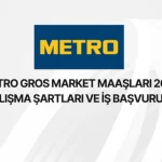Metro Gross Market Personel Maaşları 2025: Çalışma Şartları ve İş Başvuru Rehberi