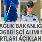 Sağlık Bakanlığı 2025 İşçi Alımı Başladı! Başvuru Şartları ve Kadrolar Açıklandı