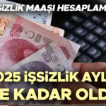 işsizlik maaşı ne kadar oldu