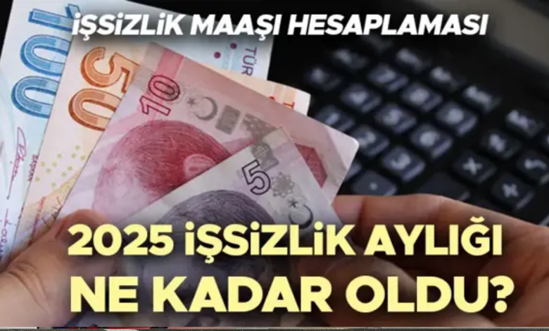 işsizlik maaşı ne kadar oldu