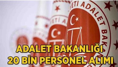 Adalet Bakanlığı 20 Bin Personel Alımı İçin Geri Sayım Başladı