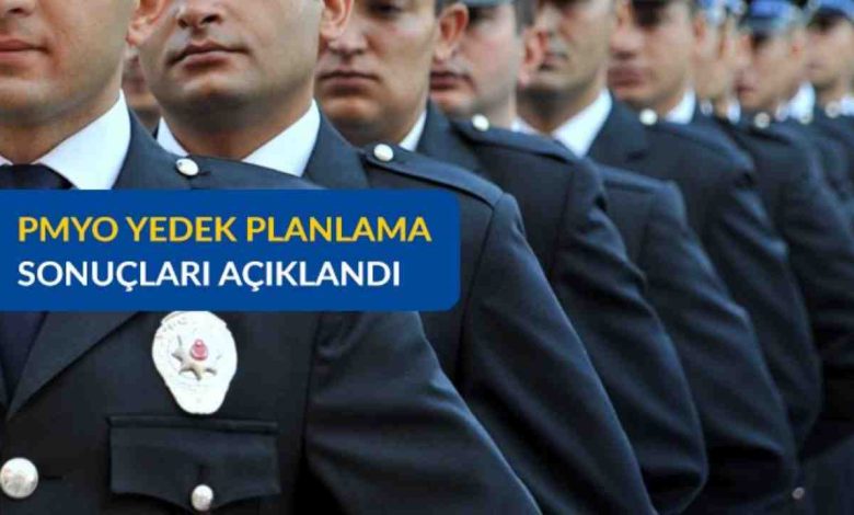 2025 PMYO 1. Yedek Aday Planlama Sonuçları Açıklandı