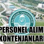 Balıkesir Üniversitesi 25 Personel Alımı