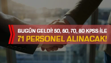 Bugün Yayımlandı: 28 Kasım 2025'te 6 Kurum Toplam 71 Kamu Personeli Alıyor! (KPSS 50-60-70-80)