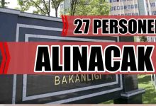 Kültür ve Turizm Bakanlığı 27 Sözleşmeli Personel Alımı Yapıyor