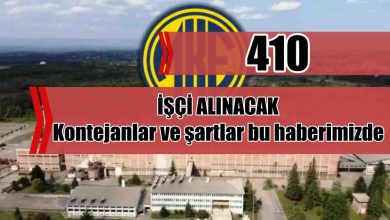 MKE 410 İşçi Alımı Yapıyor