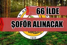OGM 66 İlde 296 Şoför Alımı Yapacak!