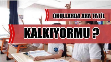 Okullarda Ara Tatil Kalkıyor mu!