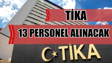 TİKA 13 Personel Alımı İlanını Yayımladı