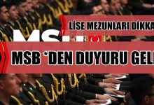 2026 MSÜ Askeri Öğrenci Alımı