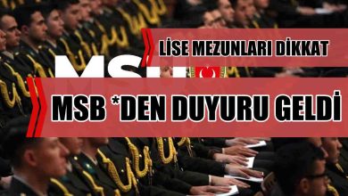 2026 MSÜ Askeri Öğrenci Alımı