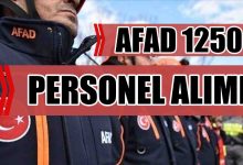 AFAD 1250 Personel Alımı Hakkında Duyuru Geldi