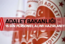 Adalet Bakanlığı 15 Bin Personel Alımı Detayları Belli Olmaya Başladı