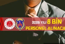 Adalet Bakanlığı ve CTE 2026 Yılı 8000 Personel Alımı Yapılacak!
