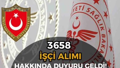 Sağlık Bakanlığı 3658 İşçi Alımı Hakkında Duyuru Yayımlandı