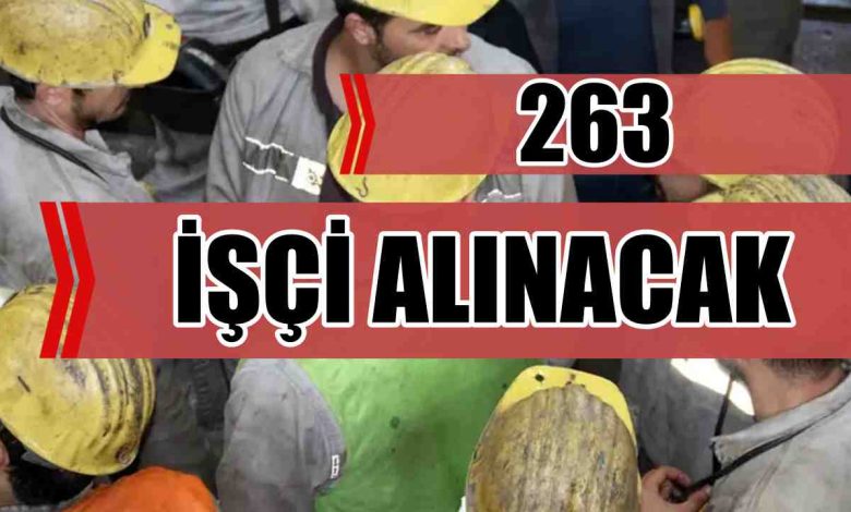 TTK 263 İşçi Alımı Yapacak