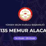 YSK 135 Memur Alımı Yapacak