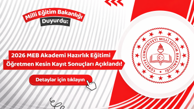 2026 MEB Akademi Hazırlık Eğitimi Kesin Kayıt Sonuçları Açıklandı! İşte Tüm Detaylar