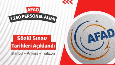 AFAD 1250 Arama Kurtarma Personeli Alımı Sözlü Sınav Tarihleri Açıklandı