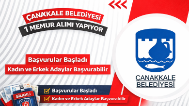Çanakkale Belediyesi 1 Memur Alımı Yapıyor