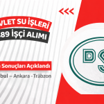 DSİ İşçi Alımı Kura Sonuçları Sorgulama Ekranı – 2026 DSİ 1389 İşçi Alımı İsim Listesi