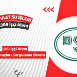 DSİ İşçi Alımı Kura Sonuçları Sorgulama Ekranı – 2026 DSİ 1389 İşçi Alımı İsim Listesi