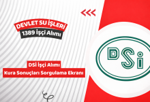 DSİ İşçi Alımı Kura Sonuçları Sorgulama Ekranı – 2026 DSİ 1389 İşçi Alımı İsim Listesi