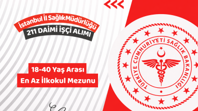 İstanbul İl Sağlık Müdürlüğü 211 Daimi Personel Alımı İş İlanı Yayımlandı (Temizlik Görevlisi)