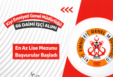 Kıyı Emniyeti Genel Müdürlüğü 66 Daimi İşçi Alımı Yapacak: Başvurular İŞKUR Üzerinden Başladı