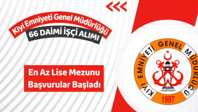 Kıyı Emniyeti Genel Müdürlüğü 66 Daimi İşçi Alımı Yapacak: Başvurular İŞKUR Üzerinden Başladı