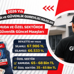 Koruma ve Güvenlik Görevlisi Maaşı 2026: Silahlı ve Silahsız Güvenlik Maaşları Ne Kadar?