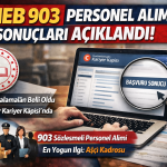 MEB 903 Personel Alımı