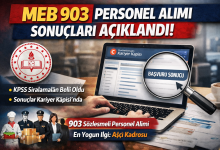 MEB 903 Personel Alımı