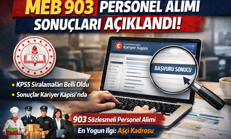 MEB 903 Personel Alımı