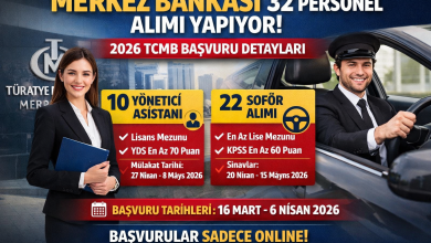 Merkez Bankası 32 Personel Alımı İlanı Yayımlandı