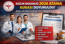Sağlık Bakanlığı 2026 Yılı İlk Defa ve Yeniden Atama Kurası Duyurusu Yayımlandı