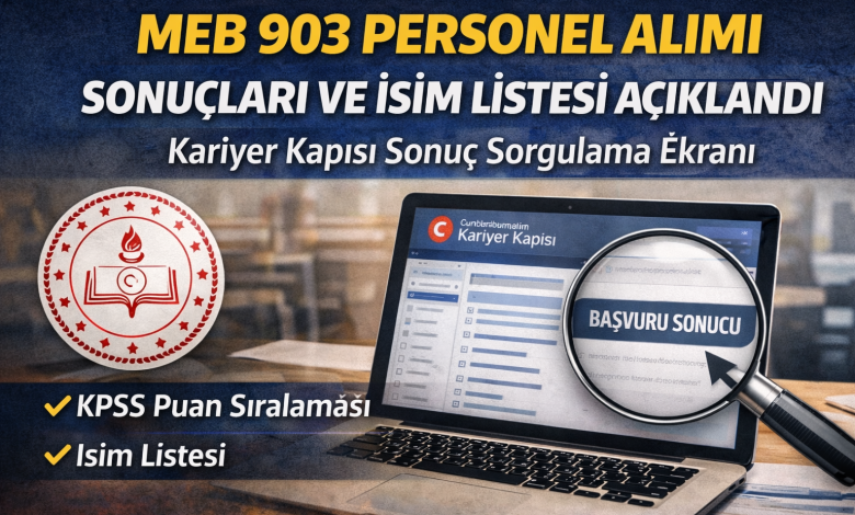 MEB 903 Personel Alımı
